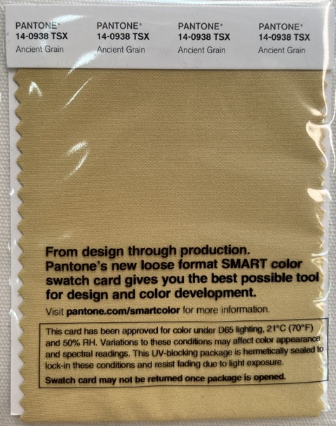 Pantone Swatch Card 14-0938 TSX	Ancient Grain