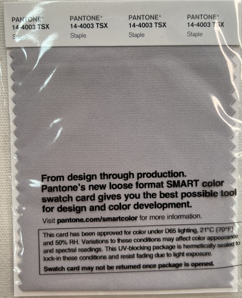 Pantone Swatch Card 14-4003 TSX	Staple