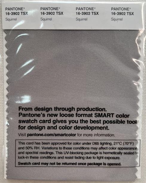 Pantone Swatch Card 16-3902TSX	Squirrel