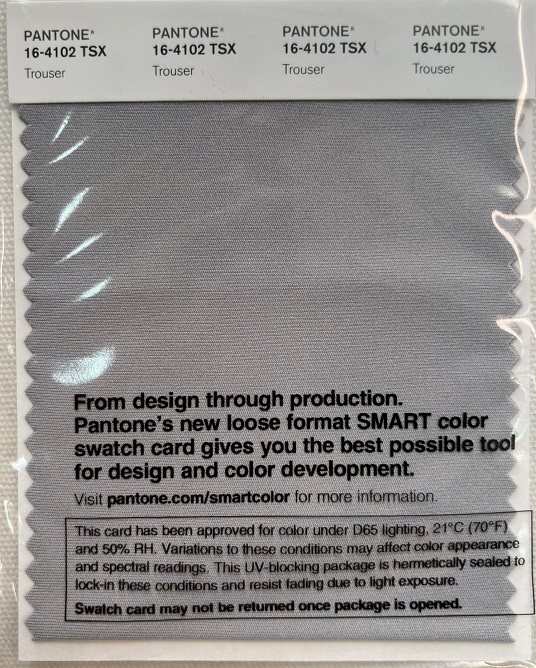 Pantone Swatch Card 16-4102TSX	Trouser
