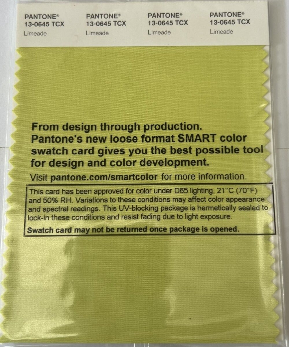 Pantone-TCX-Cotton-Swatch-Card-13-0645-TCX-Limeade