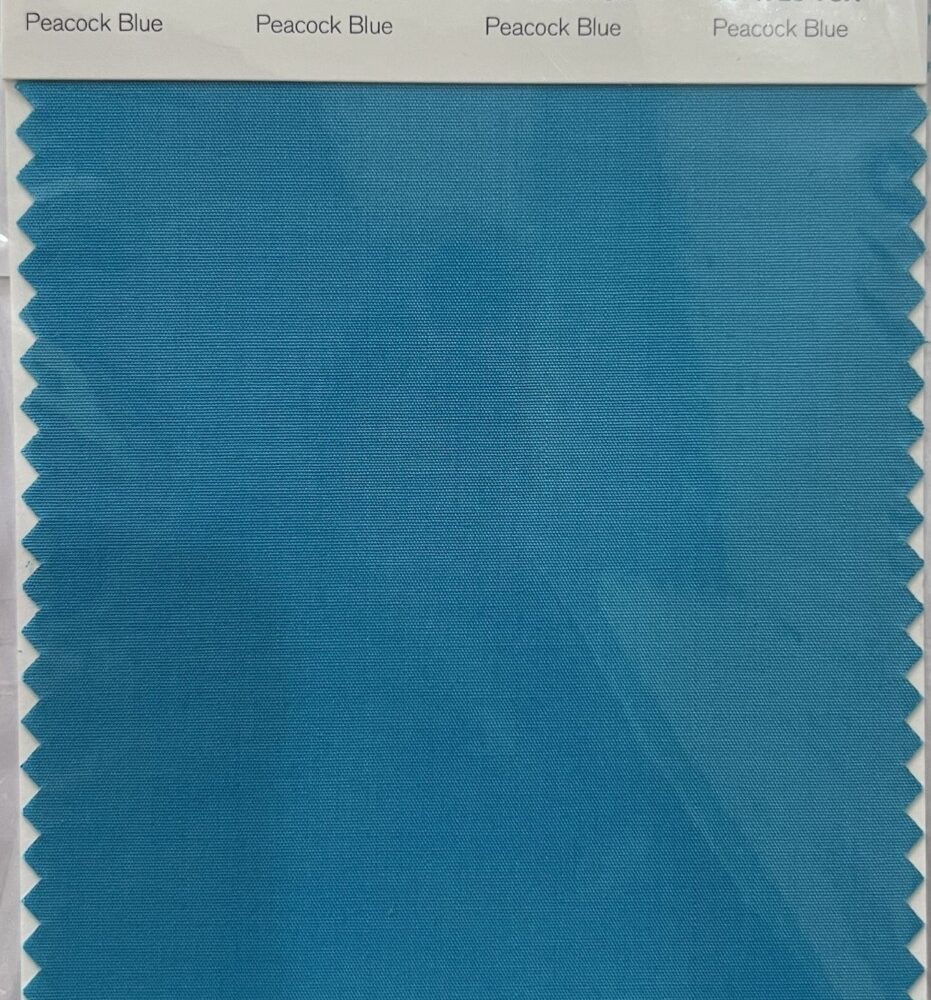 Pantone TCX Cotton Swatch Card 16-4728 TCX Peacock Blue