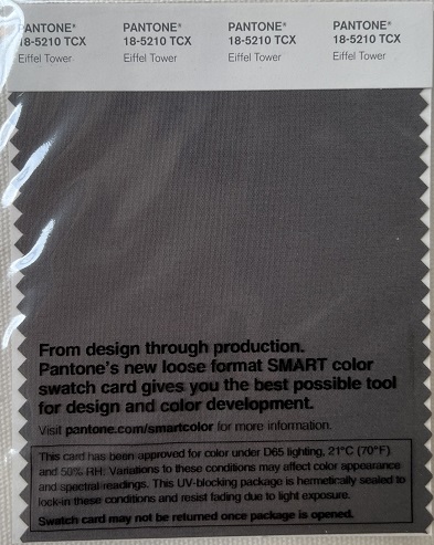 Pantone-TCX-Cotton-Swatch-Card-18-5210-TCX-Eiffel-Tower