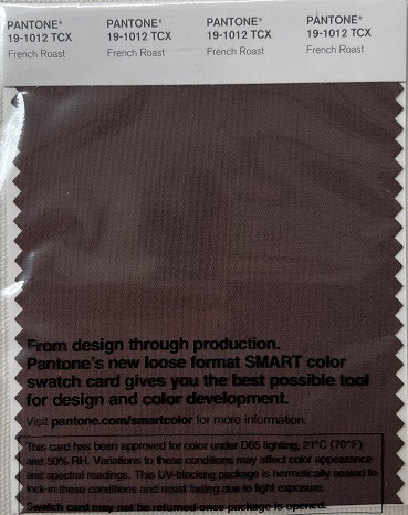 Pantone-TCX-Cotton-Swatch-Card-19-1012-TCX-French-Roast