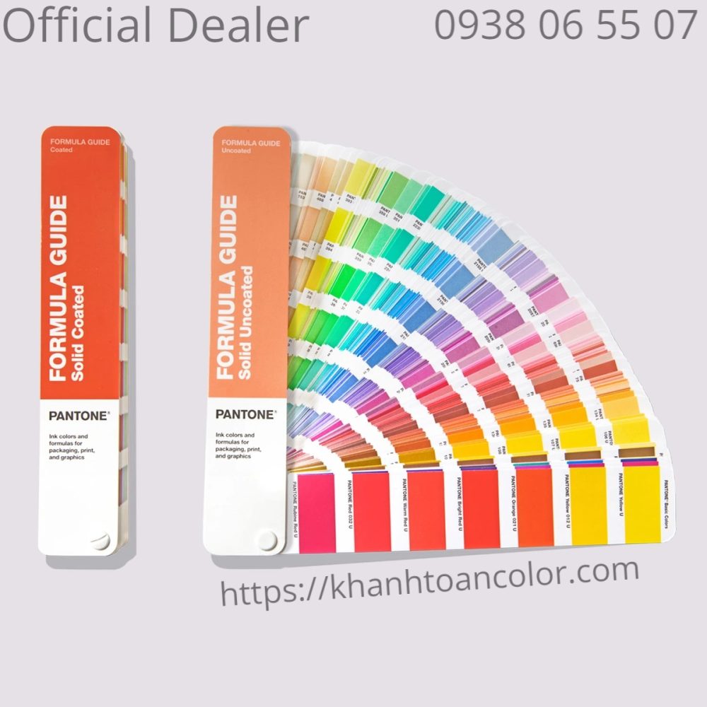 Bảng màu Pantone Formula Guide Coated Uncoated GP1601B - Mới nhất năm 2026 - 2390 màu