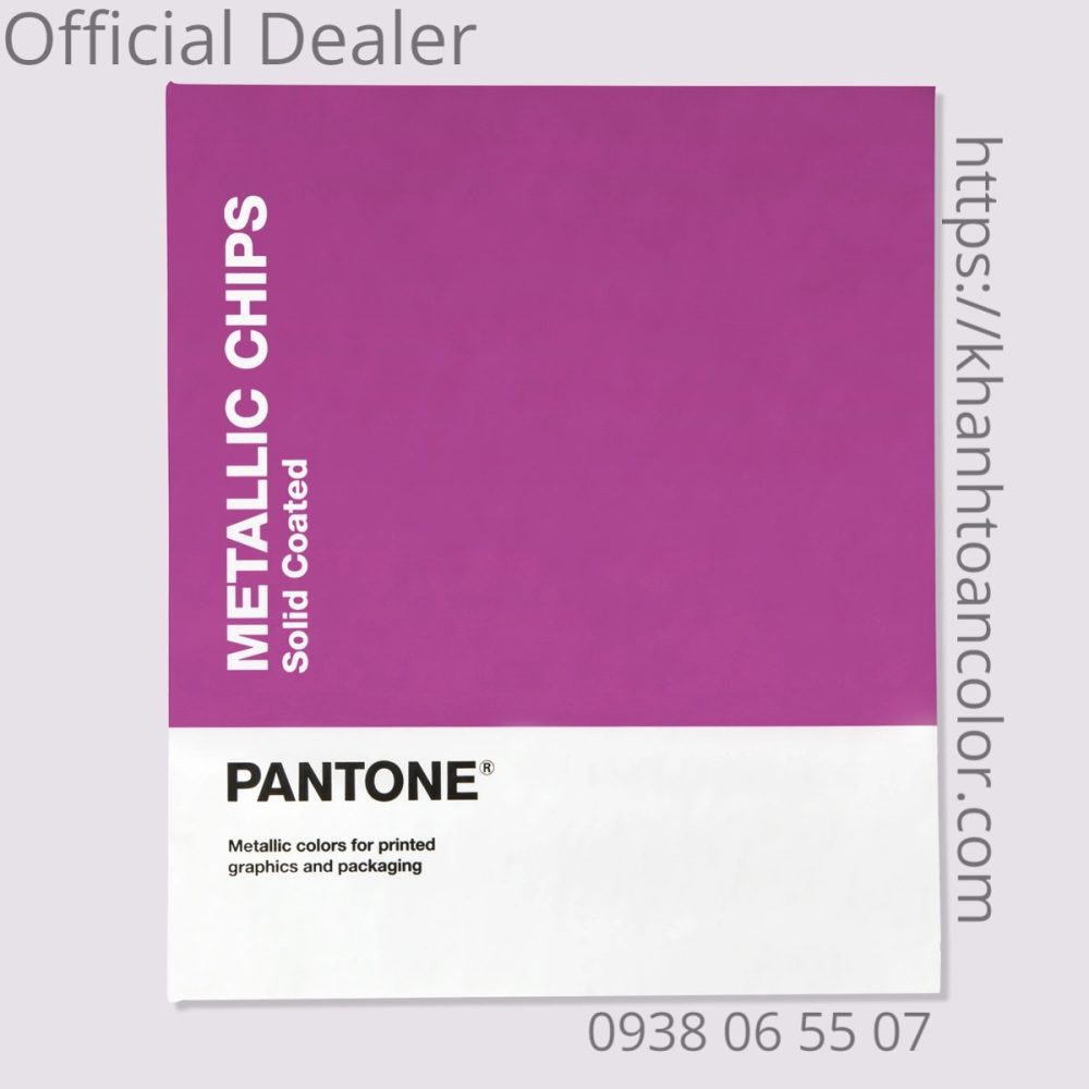 Bảng màu Pantone Metallics Chip Book GB1507C năm 2026 - 655 màu