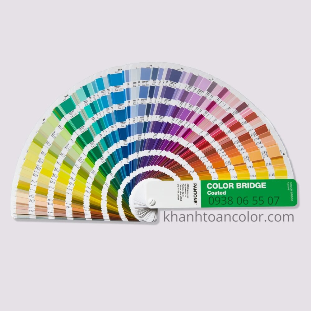 Bảng màu Pantone Color Bridge Coated GG6103B - Phiên bản 2026 - 2359 màu bóng